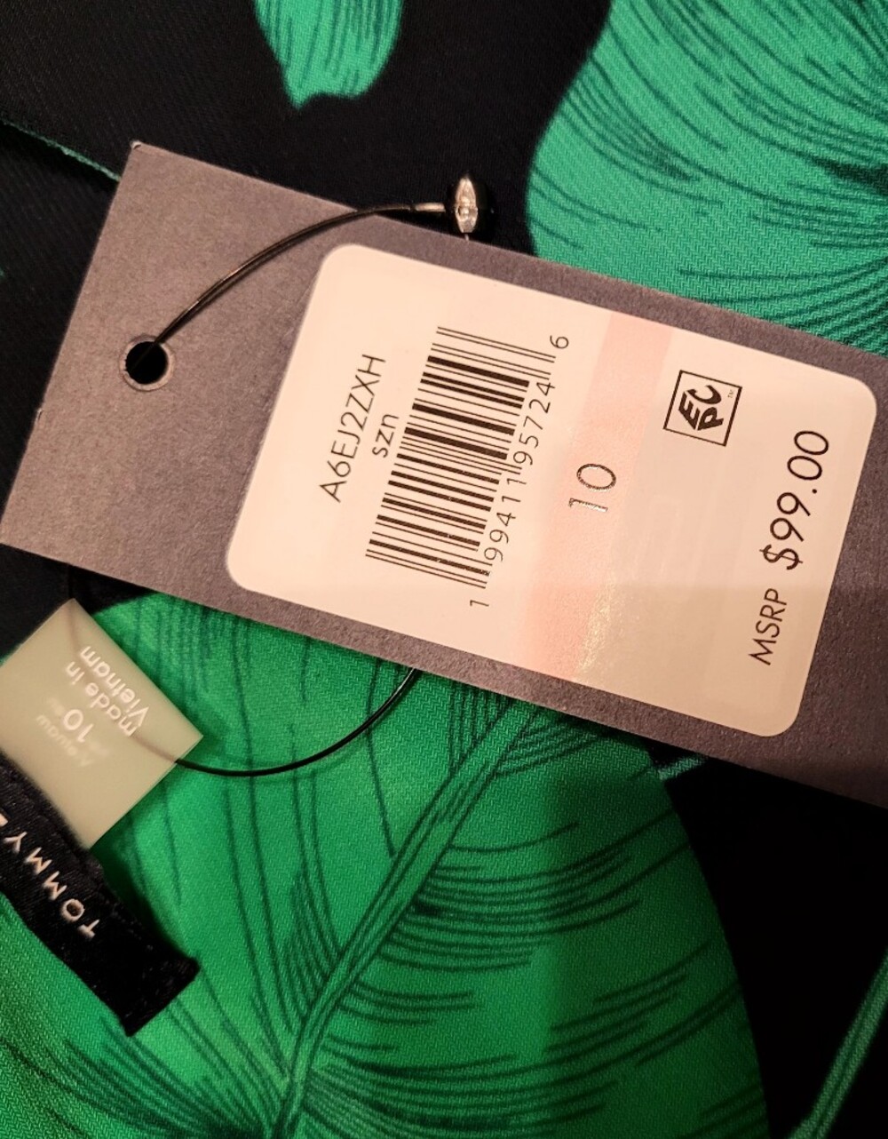 Tommy Hilfiger Green Floral Dress